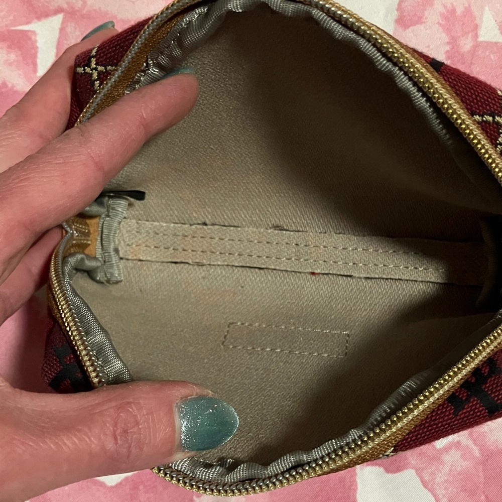 Authentic Dooney & Bourke Red Patterned storage c… - image 8